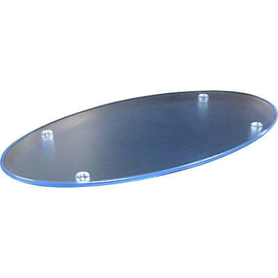 Oval Frosted Amenity Tray - 25/Case