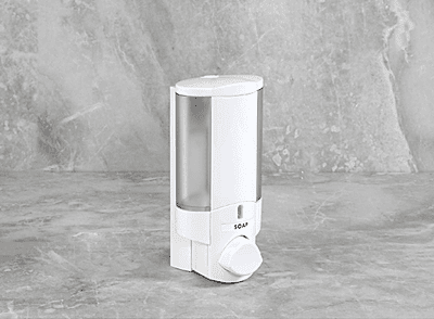 AVIVA Dispenser - 295 ml. Translucent Series-White/Translucent/One Chamber