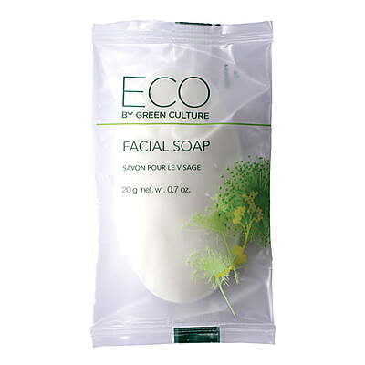 Eco by Green Culture Facial Soap Bar 0.7 oz. - 500/Case
