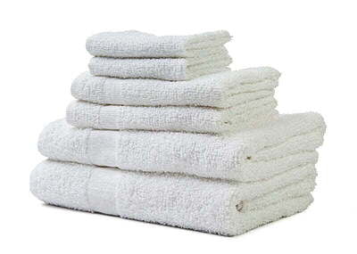 Classic Terry Bath Towel 20"x40" 5.0 Lb. White