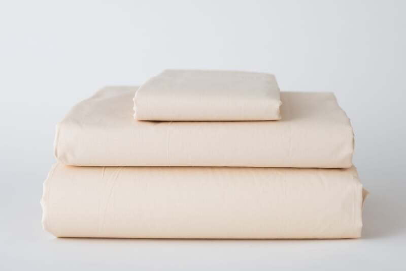 T180 Thomaston Fitted Sheet Full XL 54" x 80" x 12" Bone 2 Dozen/Case