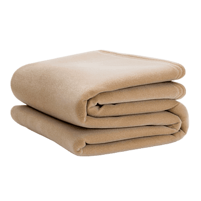 Martex Vellux Blanket, Color Tan, Full XL 80"x90"