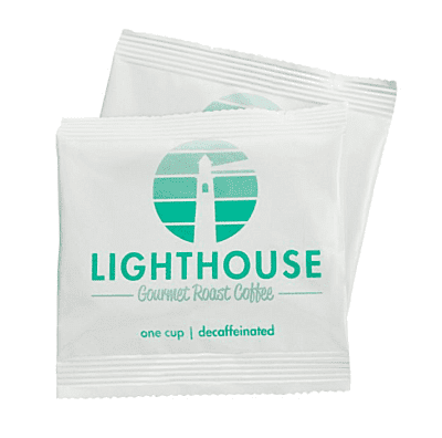 Lighthouse Decaf Coffee, 1 Cup - 200/Case