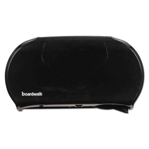 Jumbo Twin Toilet Tissue Dispenser, 20 1/4 x 12 1/4, Black