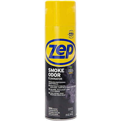 Zep Commercial Smoke Odor Eliminator, Fresh, 16 oz - 12/Case (For All Types of Smoke)