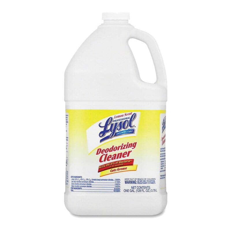 Lysol Disinfectant Deodorizing Cleaner 1 Gal. Lemon - 4/Case