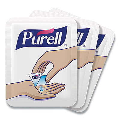 Purell Single Use Advanced Gel Hand Sanitizer, 1.2 mL, Packet, Clear - 100/Case