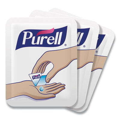 Purell Single Use Advanced Gel Hand Sanitizer, 1.2 mL, Packet, Clear - 100/Case