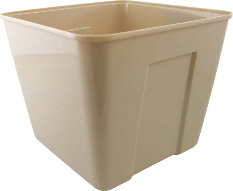 Ice Bucket Square 3 Qt Beige - 72/CS