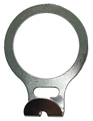 Ball Top Hanger Ring Chrome "A", 100 Rings/Case