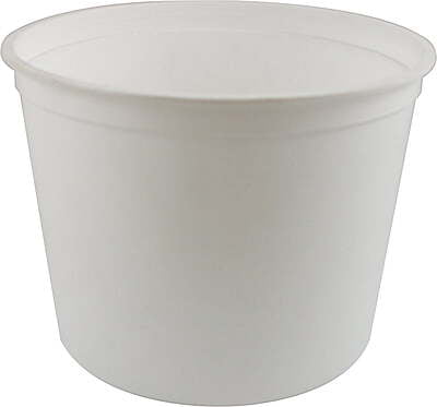 Ice Bucket Round 64 oz. White - 240/Case