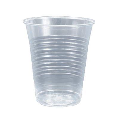 Plastic Cup Unwrapped 9 oz - 2500/Case