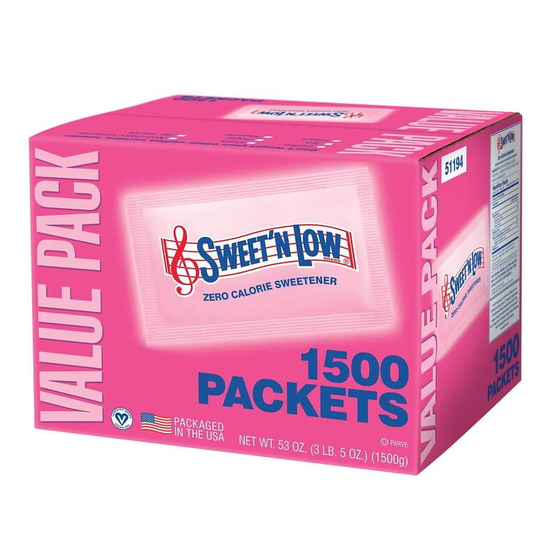 Sweet'N Low Packets 1 g. - 1,500/Case