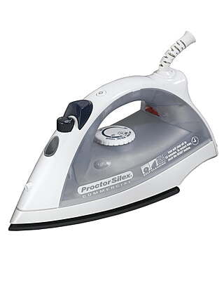 Proctor Silex 17515 Non-stick Hospitality Iron, Steam & Dry with Automatic Shut Off - 120V, 1200W