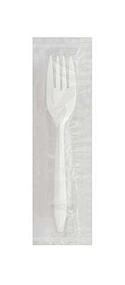 Medium Weight Fork Individually Wrapped White - 1,000/Case