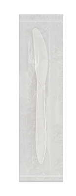 Medium Weight Knife Individually Wrapped White - 1,000/Case