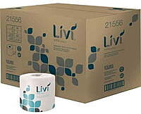 Premium Toilet Paper Livi VPG Select 2-Ply, 4.45" x 3.98", 500 Sheets - 80 Rolls/Case