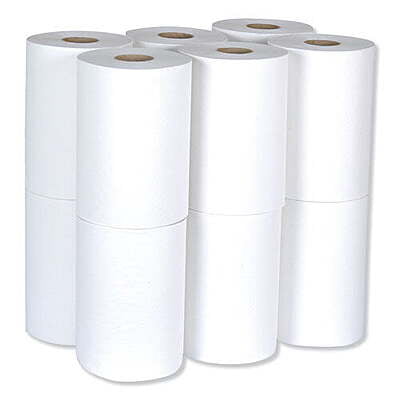 Hard Roll Towel White 7.87"x350ft - 12 Rolls/Case