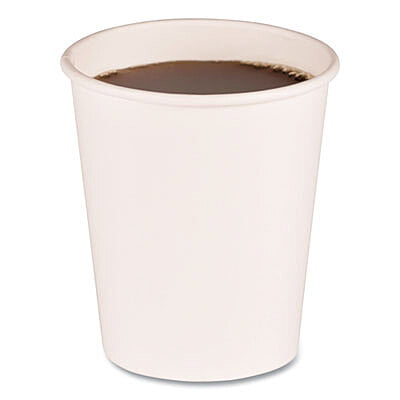 12 oz. Paper Hot Cup White - 1000/Case