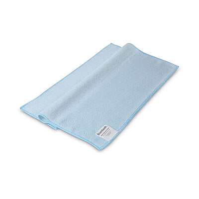 Microfiber Cleaning Cloths, 16" x 16", Blue, 24/Pack
