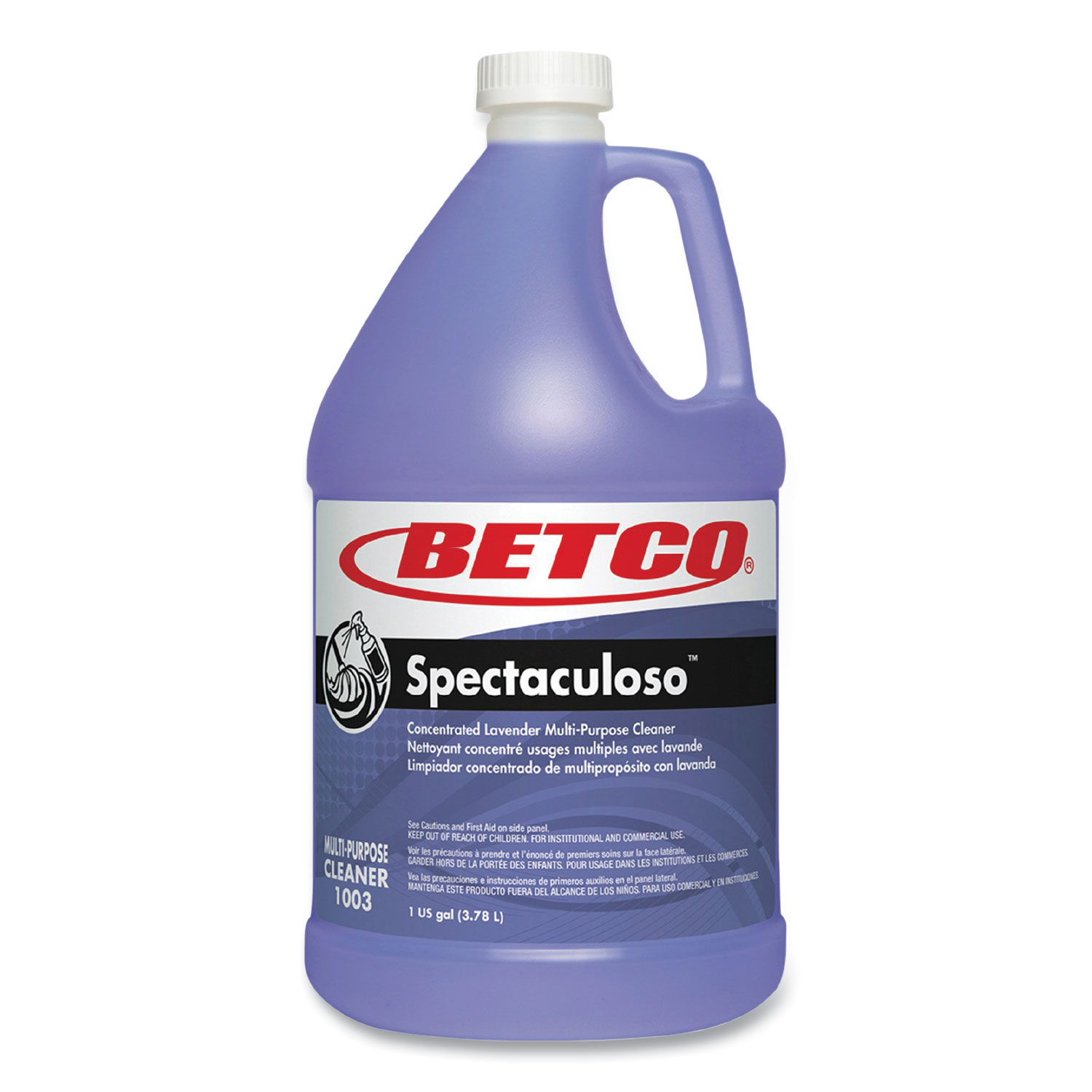 Spectaculoso Multipurpose Cleaner, Lavender Scent, 1 gal Bottle - 4/Carton