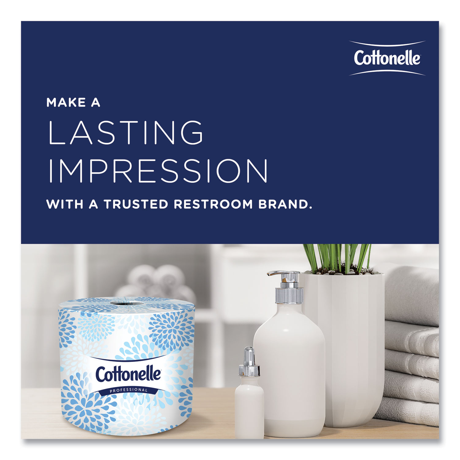 Cottonelle Bath Tissue, 2-Ply, 4.0" x 4.1", 451 Sheets/Roll - 60/Case Cottonelle Bath Tissue, 2-Ply, 4.0" x 4.1", 451 Sheets/Roll - 60/Case