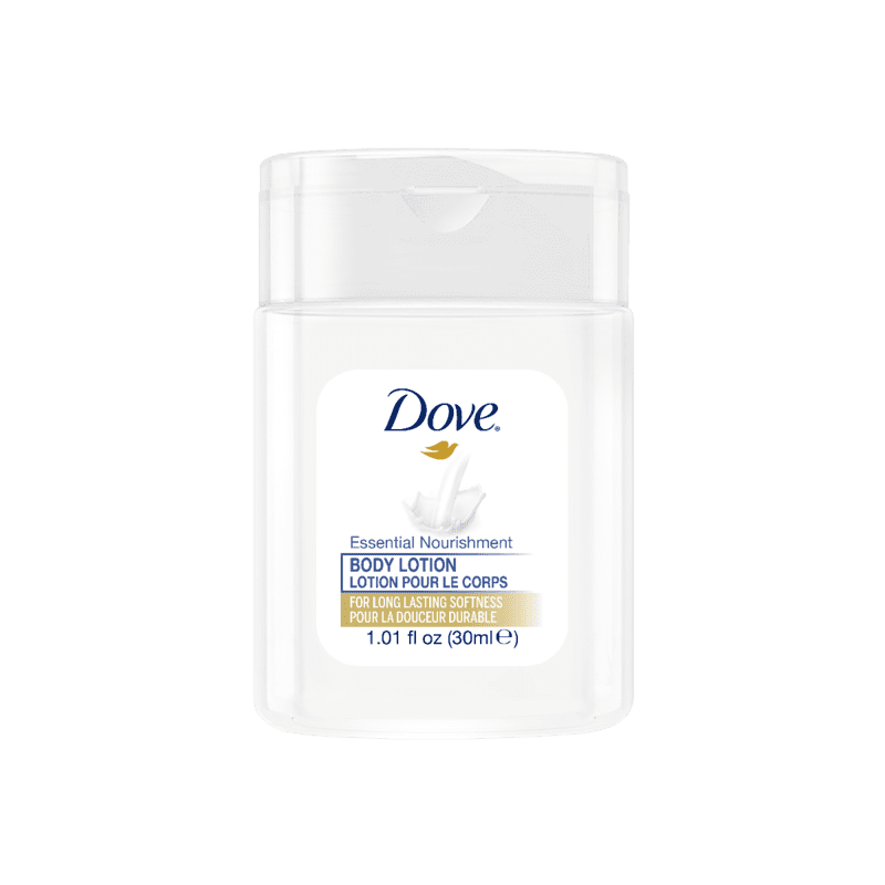 DOVE Amenities, Essential Nourishment Body Lotion 30mL/1.01oz Bottle - 192/Case