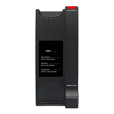 VTECH Hotel Phone 1-Line Analog Corded Phone (No Speaker), Black