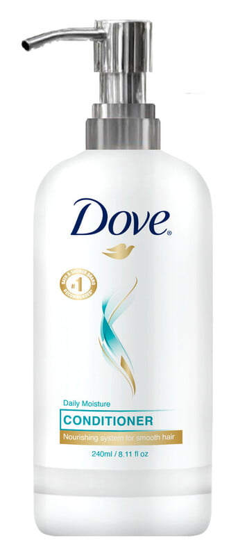 Dove Daily Moisture Conditioner Bottle with Pump, 240 ml. - 24/Case