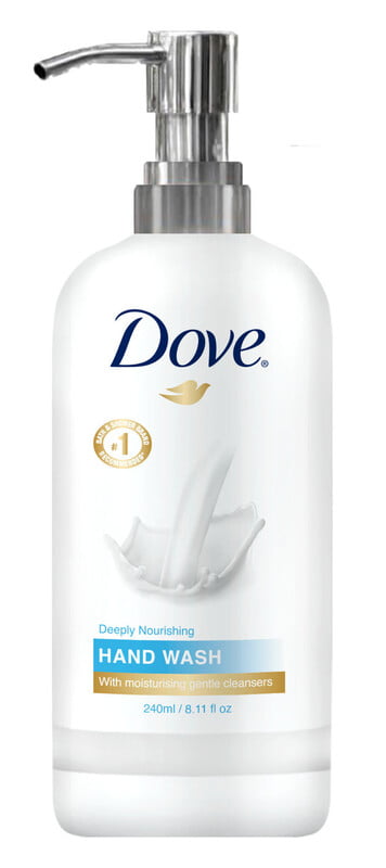 Dove Deeply Nourishing Hand Wash Bottle with Pump240 ml. - 24/Case