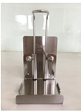 Dove Dispenser Bracket, Single Fixture Polished Stainless Steel