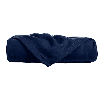 Fleece Blanket Navy Blue, Full XL 80"x90"