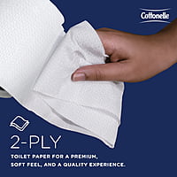 Cottonelle Toilet Paper, 2-Ply, 4.0" x 4.1", 451 Sheets/Roll - 60/Case Cottonelle Toilet Paper, 2-Ply, 4.0" x 4.1", 451 Sheets/Roll - 60/Case
