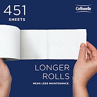 Cottonelle Toilet Paper, 2-Ply, 4.0" x 4.1", 451 Sheets/Roll - 60/Case Cottonelle Toilet Paper, 2-Ply, 4.0" x 4.1", 451 Sheets/Roll - 60/Case