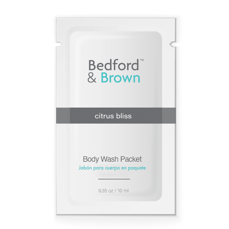 Bedford & Brown Citrus Body Wash Packet 0.35 oz. - 500/Case