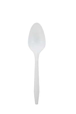 Medium Weight Spoon Unwrapped White - 1,000/Case