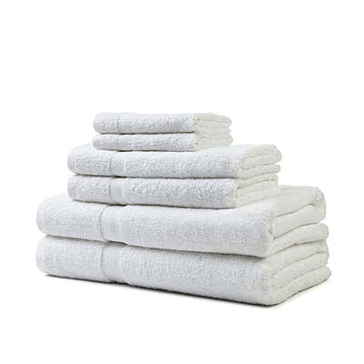 Premier White Hand Towel 16" x 27" 3 Lb. Ringspun Cotton - 10 Dozen/Case