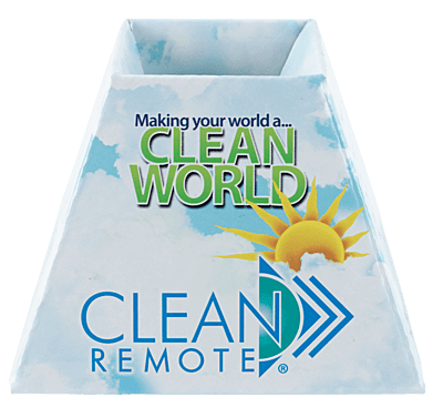 Clean Remote CR3BCB Universal TV Remote Control w/ Black Case