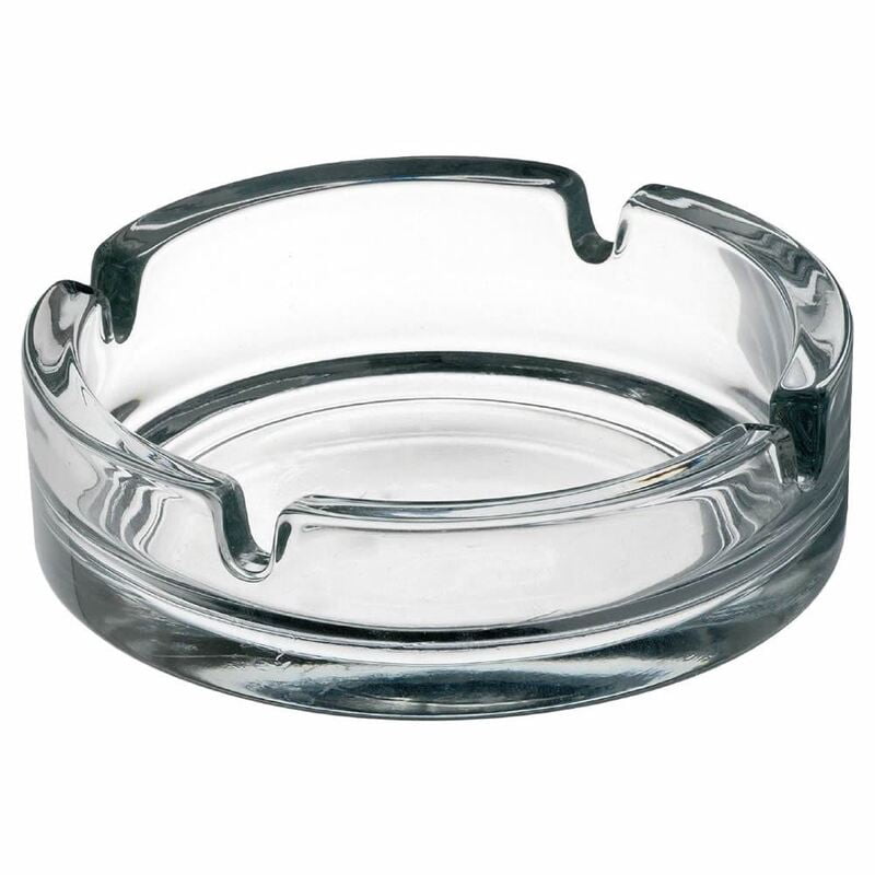 Round Glass Ashtrays - 72/Case