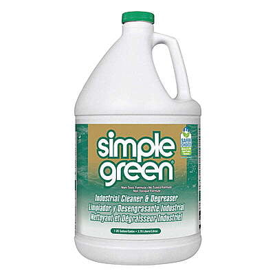Simple Green Industrial Cleaner and Degreaser, Concentrated, 1 Gallon - 6/Carton