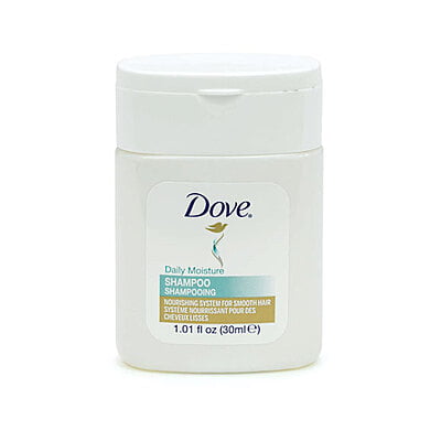 DOVE Amenities, Daily Moisture Shampoo 30mL/1.01oz Bottle - 192/Case