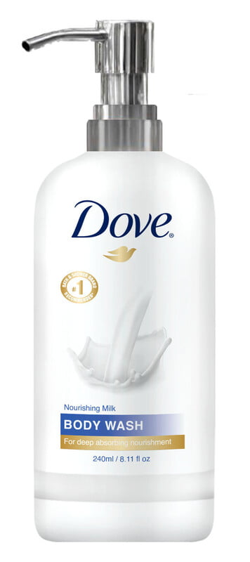 Dove Nourishing Milk Body Wash 240 ml. - 24/Case