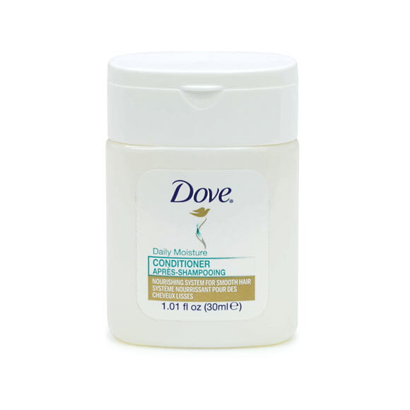 DOVE Amenities, Daily Moisture Conditioner 30mL/1.01oz Bottle - 192/Case