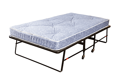 Hollywood Rollaway Bed With Innerspring Mattress and 5" Wheels