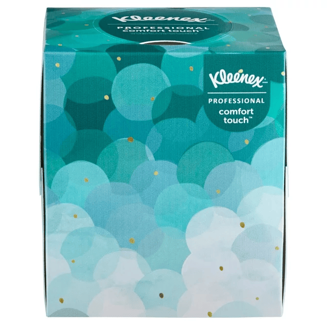 Kleenex Boutique White Facial Tissue, 2-Ply, 95 Sheets/Box - 36 Boxes/Carton