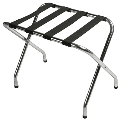 Metal Luggage Rack Stainless Steel Finish