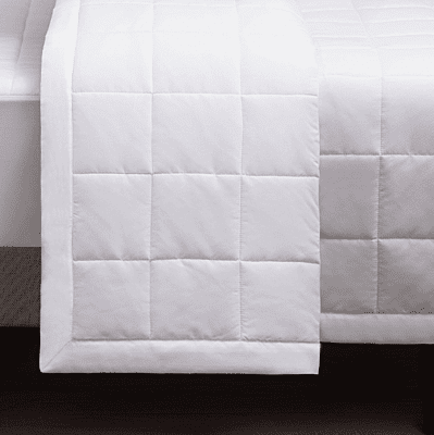 Microfiber Filled Blanket White - Twin 68" x 96"