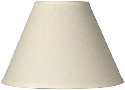 Plain Lamp Shade Beige, 7" X 11" X 9"