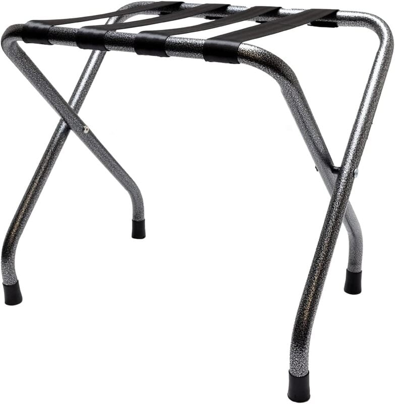 Metal Luggage Rack Hammertone Powder Coat Finish