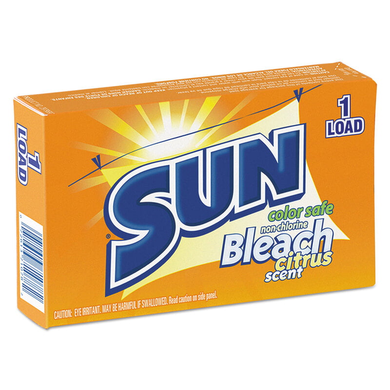 Sun Color Safe Powder Bleach, Vend Pack, 1 load Box - 100/Carton